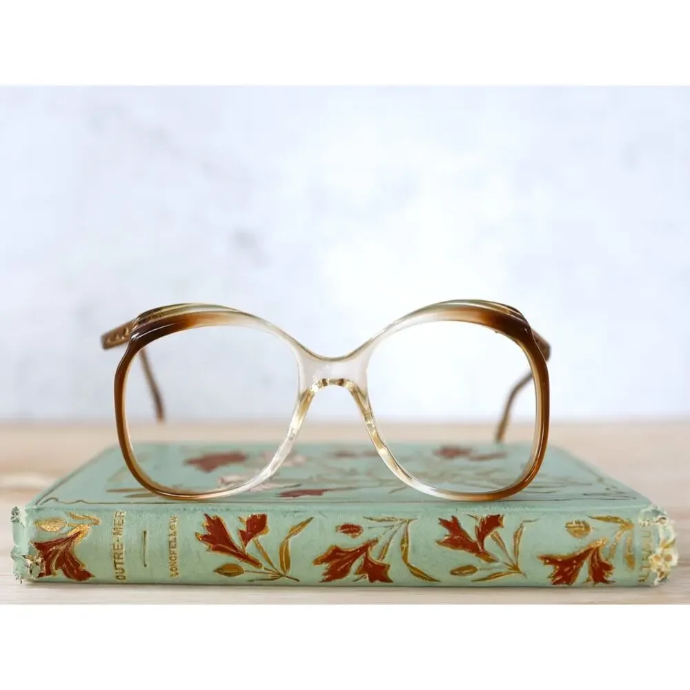 Vintage Pathway Optical Eyeglasses Frame NOS Grandma Retro Disco Boho